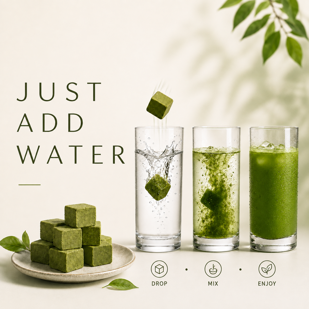 INSTANT MATCHA CUBES